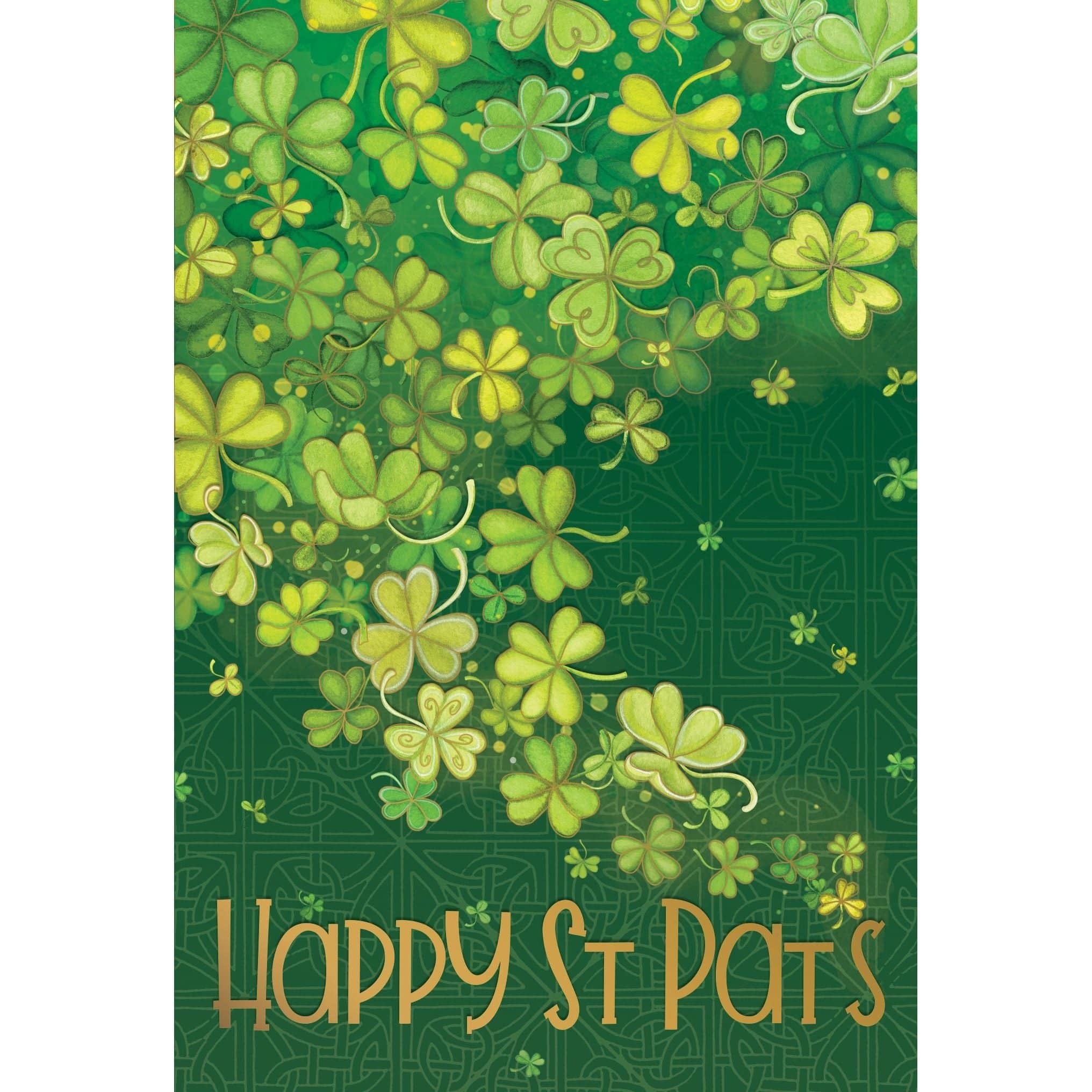Pictura Shamrock Shower St. Patrick's Day card featuring a green shamrock design and festive holiday imagery.